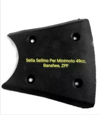 Sella Per Minimoto 49cc, Banshee, ZPF Sellino In Gomma Carena minimoto NUOVO 