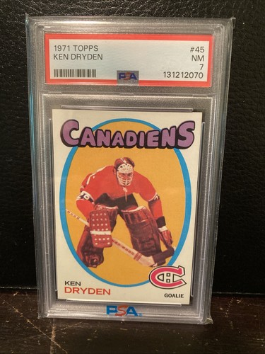 1971 ken dryden topps - ken,