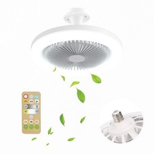 - Silenzioso Ventilatore Da Soffitto, Con Luci E Telecomando, 36 W, Lampada LED