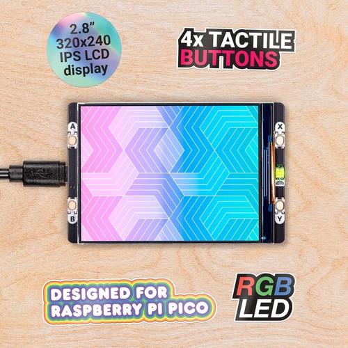 Pimoroni pico display - pimoroni, pack