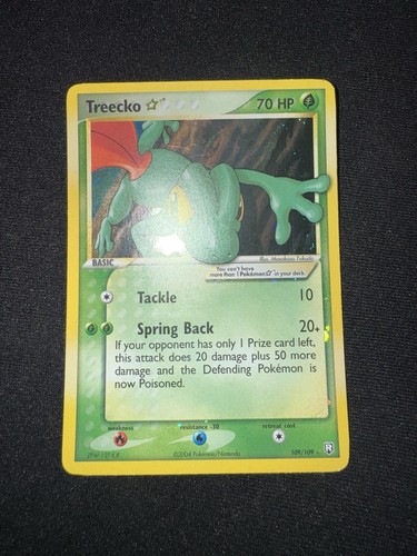 Pokemon treecko gold star - pokemon,