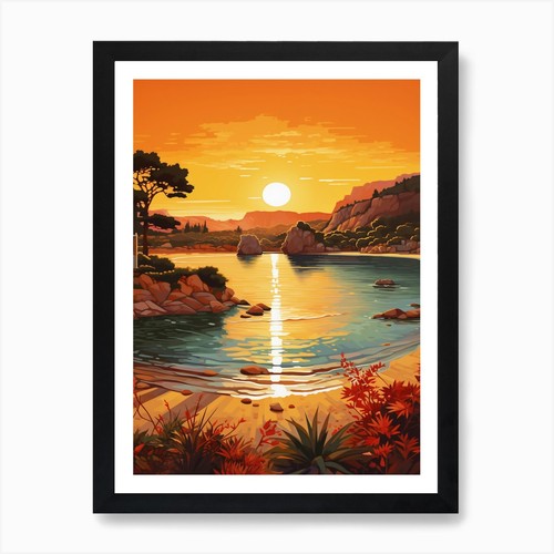 Quadro dipinto cala - un, di