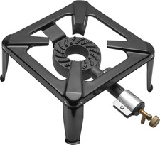 FORNELLONE GAS MAURER ACCIAIO 30X30X14HCM 4PIEDI