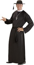 Widmann Costume Prete Vestito Carnevale Sacerdote Esorcista Uomo Halloween Party