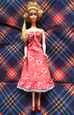 Barbie Growin Pretty Hair bionda rara da collezione ciglia vere e treccia 1967