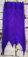 Purple Long Skirt Pixie Fairy Tribal Goa Psytrance Clothing Gothic Bohemian XS