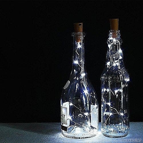 Natale candela tappo bottiglia - natale,