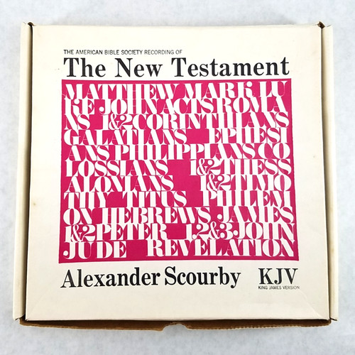 New testament kjv lp box - new,