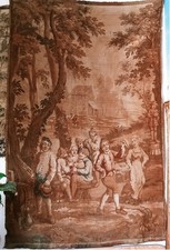 Arazzo Antico 700 XVIII sec. GIGANTE cm.200 LANA  Raro ! gobelin quadro