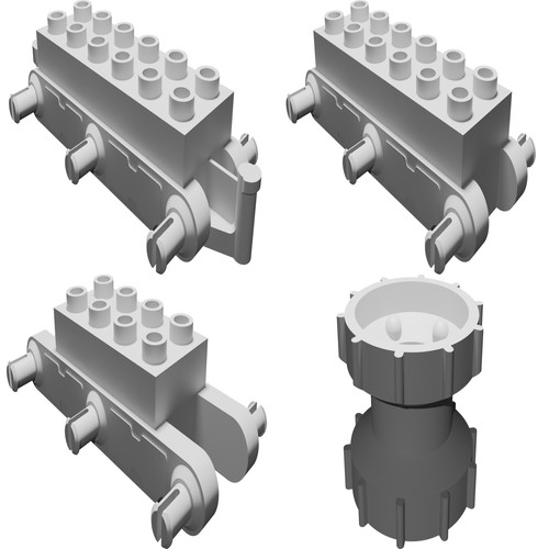 Cingoli carro upgrade per lego - cingoli,