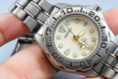 Seiko titanium scuba 7n35 6a20 - seiko,