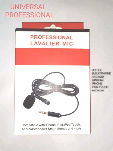 Microfono lavalier clip - clip, 3,5