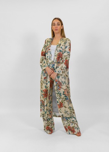 Spolverino donna fiori dixie - spolverino,