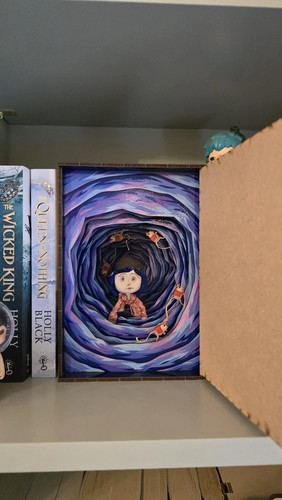 Coraline door book nook - door,