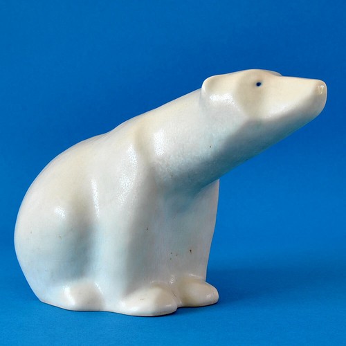 Orso polare ceramica anni - polare, ceramica,