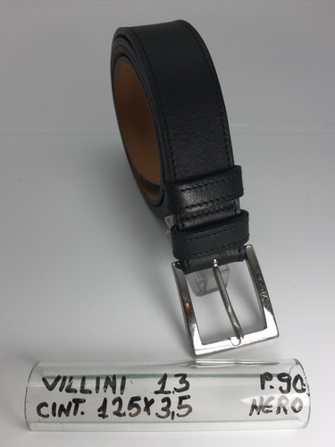 Cintura unisex pelle nero - unisex,