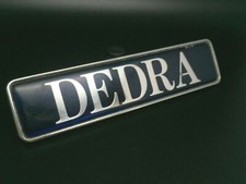 LANCIA DEDRA LOGO SIGLA EMBLEMA FREGIO STEMMA SCRITTA TARGHETTA BADGE TARGA NOME