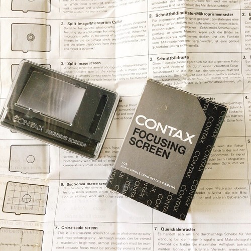 Contax messa fuoco - contax,