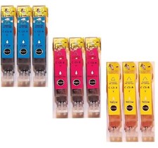 9 cartucce per Canon PIXMA IP4200 IP4300 IP4500 IP3300 IP5200R IP5300 MP520