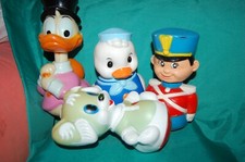 LOTTO PUPAZZI  VINTAGE BASCULANTI DIN DON   UNO WALT DISNEY DONALD DUCK