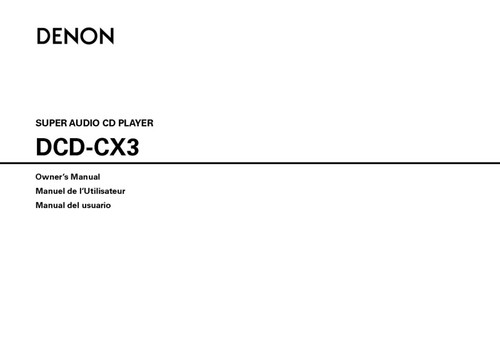 Denon dcd cx3 lettore - dcd-cx3,