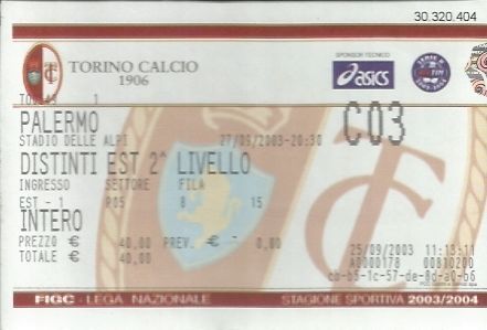 Biglietto stadio torino - stadio,