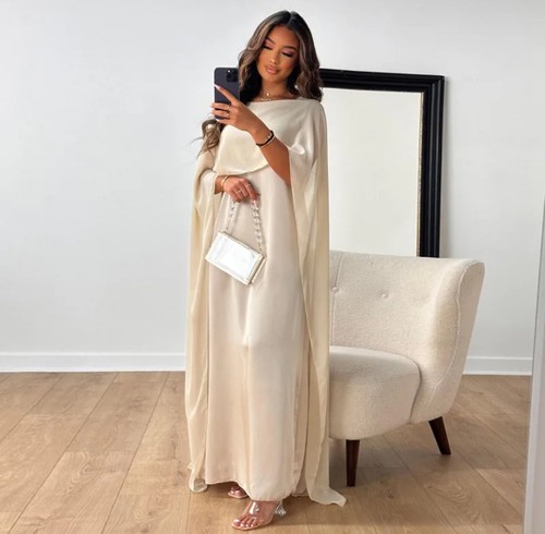 Maxi abito con maniche fluide - maxi,