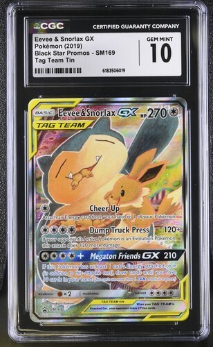 2019 cgc eevee snorlax gx - 2019,