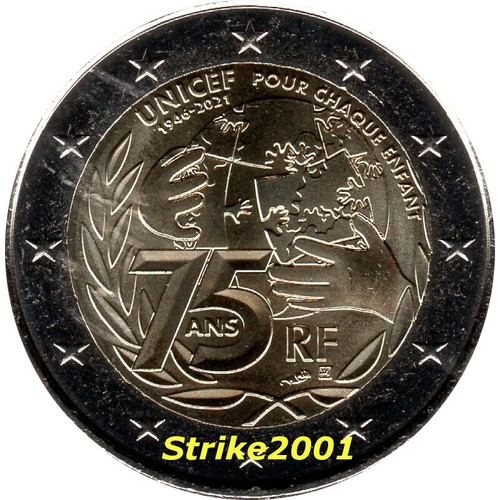 Euro commemorativo francia - 2,