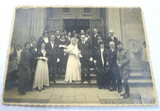 PADOVA VECCHIA FOTO MATRIMONIO DIVISA UNIFORME MVSN PUGNALE BECCO D'AQUILA