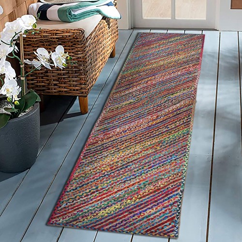 Tappeto runner juta cotone - runner,