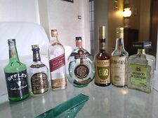 7 bottiglie VUOTE di liquori