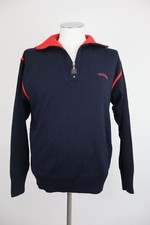 PAUL & SHARK MAGLIONE UOMO TG. M SWEATER MAN CASUAL VINTAGE  ITALY LANA CERNIERA