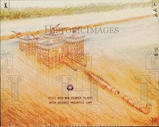 1980 Press Photo Rendering of