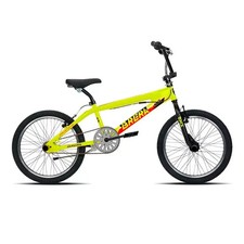 a  LECCE  2026 BICICLETTA 20 bmx yellow grab 360 BRERA  7-16 anni + 4 pedalini