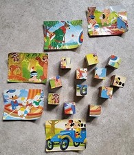 CUBI IN LEGNO - WALT DISNEY