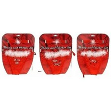 Completo sexy donna rosso con