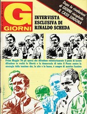 GIORNI 1976/18=1 MAGGIO 1976 GRAZIANO ORIGA DISEGNO RIVISTA