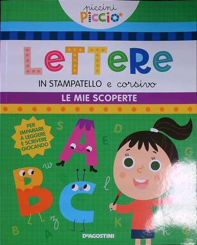 Lettere stampatello e - in,