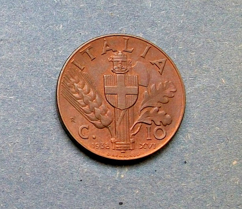 Centesimi impero rame 1938 - 10,