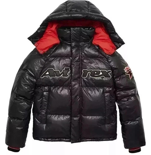 Avirex puffer jacket nero - avirex,