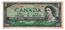 Biglietto CANADA 1 DOLLARO