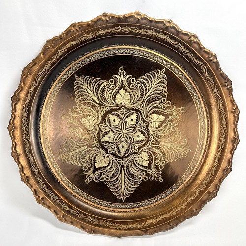 Piatto vintage rame - piatto,