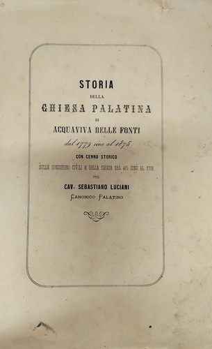 Storia della chiesa palatina - chiesa,