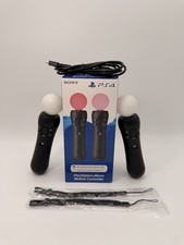 PLAYSYATION MOVE Controller  PS3 PS4 Completa Scatola Cavi Manuali Come Nuovi