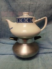 Caffettiera " LETIZIA ESPRESSO " Vintage Anni '70 Alluminio Caraffa in Ceramica