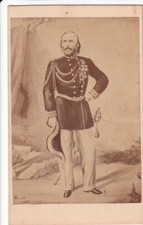 Photo CDV du général italien