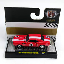 Modellino Pontiac Firebird 400 1968 scala 1:64 in metallo pressofuso - carrozzeria in lega muscle car