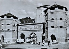 Cartolina Monaco Isartor 1960 tram 