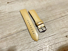 Cinturino Orologio HIRSCH Fatto a mano - 20 mm color oro chiaro